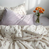 Vintage Grandmacore Floral Print Bedding Set